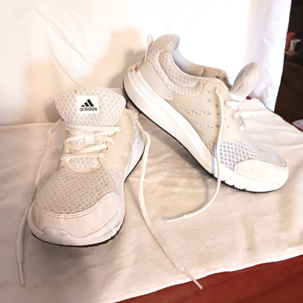 Adidas Cloudform Ortholite Off-White Mesh Sneakers Size 7.5